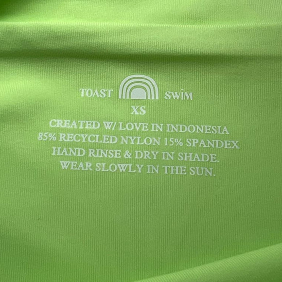 Free People Toast Swim Signature Cut-Out Bikini Bottom, Paradise Green, size XS - Picture 7 of 16